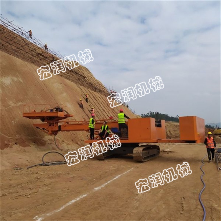 山體護坡鉆孔機，全液壓錨固鉆機現(xiàn)貨出售